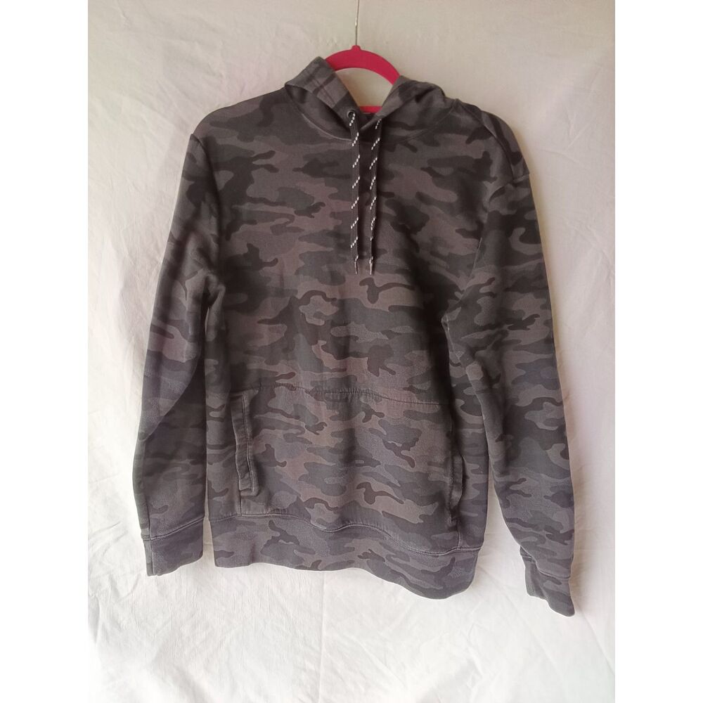 Mens S Gap Hoodie and Sweat Pants Set Gray and Camo